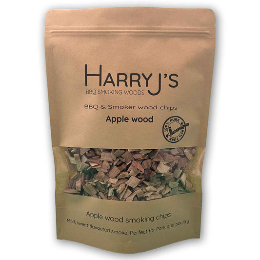 Apple BBQ Smoking Chips For Smoking Food & Meat | UK Delivery | Smoker Box Chips