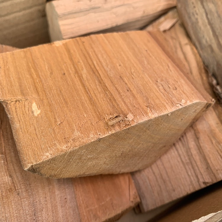 Apple Wood BBQ Smoking Chunks online UK Harry J's BBQ woods