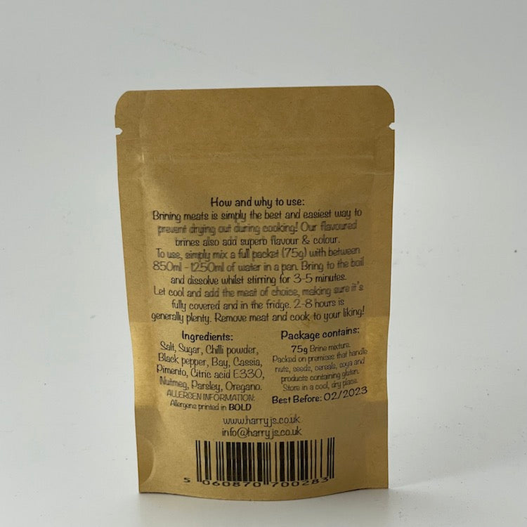 Jamaican Jerk Flavoured Brine Mix