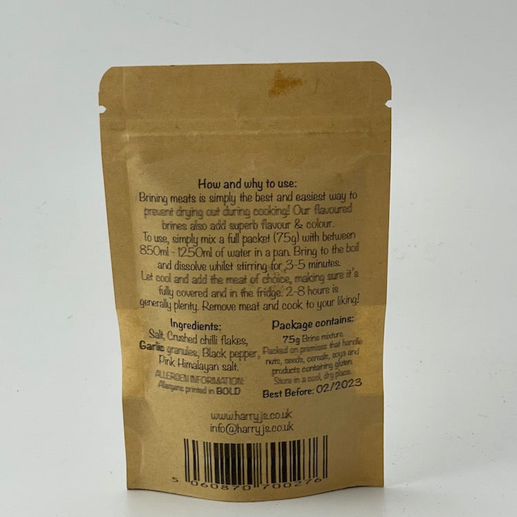 Chilli & Garlic Flavoured Brine Mix