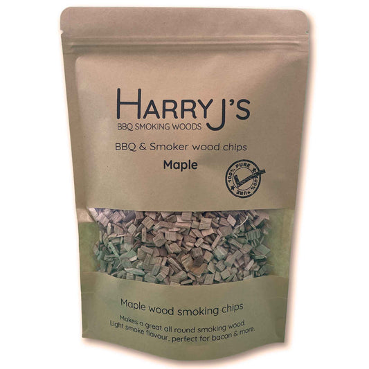 Maple BBQ Smoker Chips | For Smoking Meat | Smoking Food | Smoker Wood Chips UK