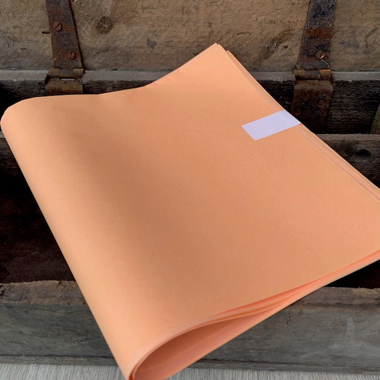 Butchers Peach Paper Large Sheets 557mm x 530mm