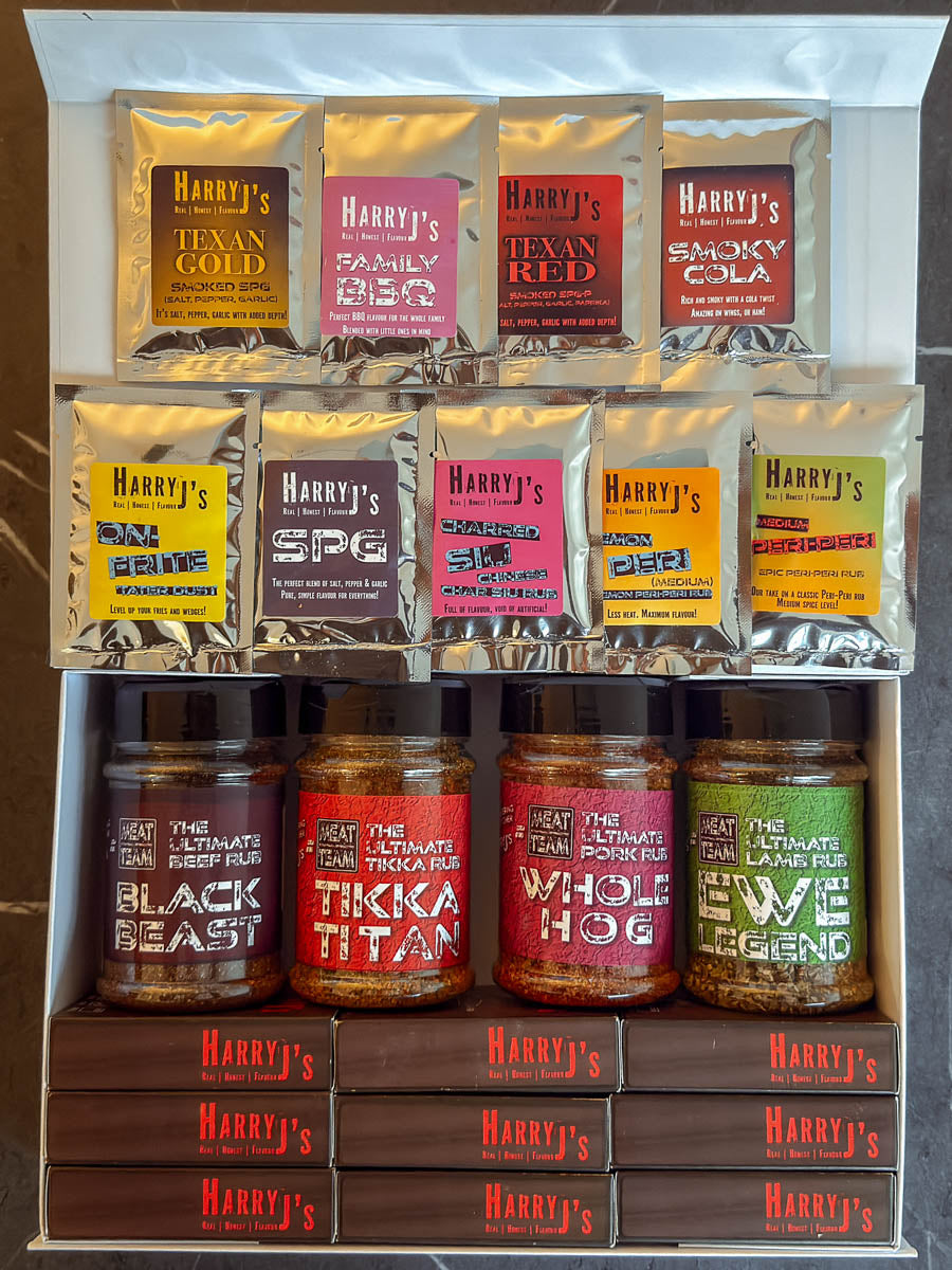 BBQ Rub Gift Set Box With 13 Different Rubs
