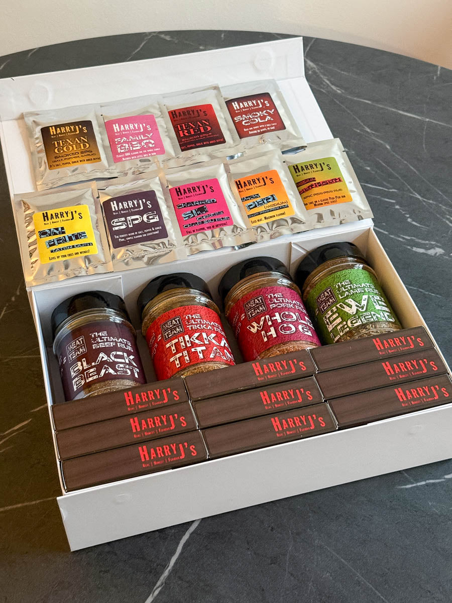 BBQ Rub Gift Set Box With 13 Different Rubs