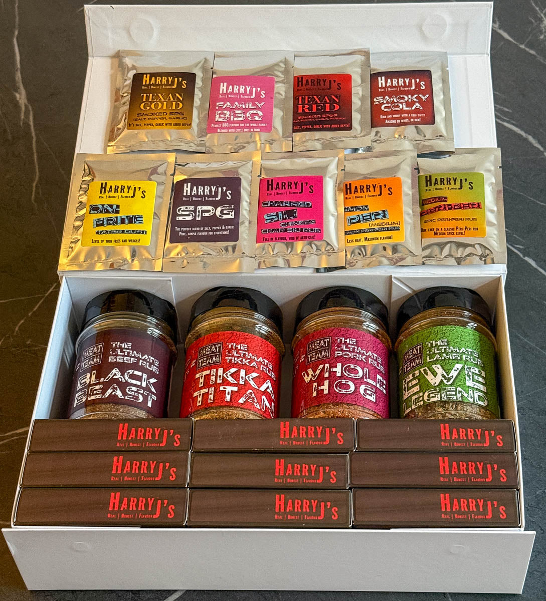 BBQ Rub Gift Set Box With 13 Different Rubs