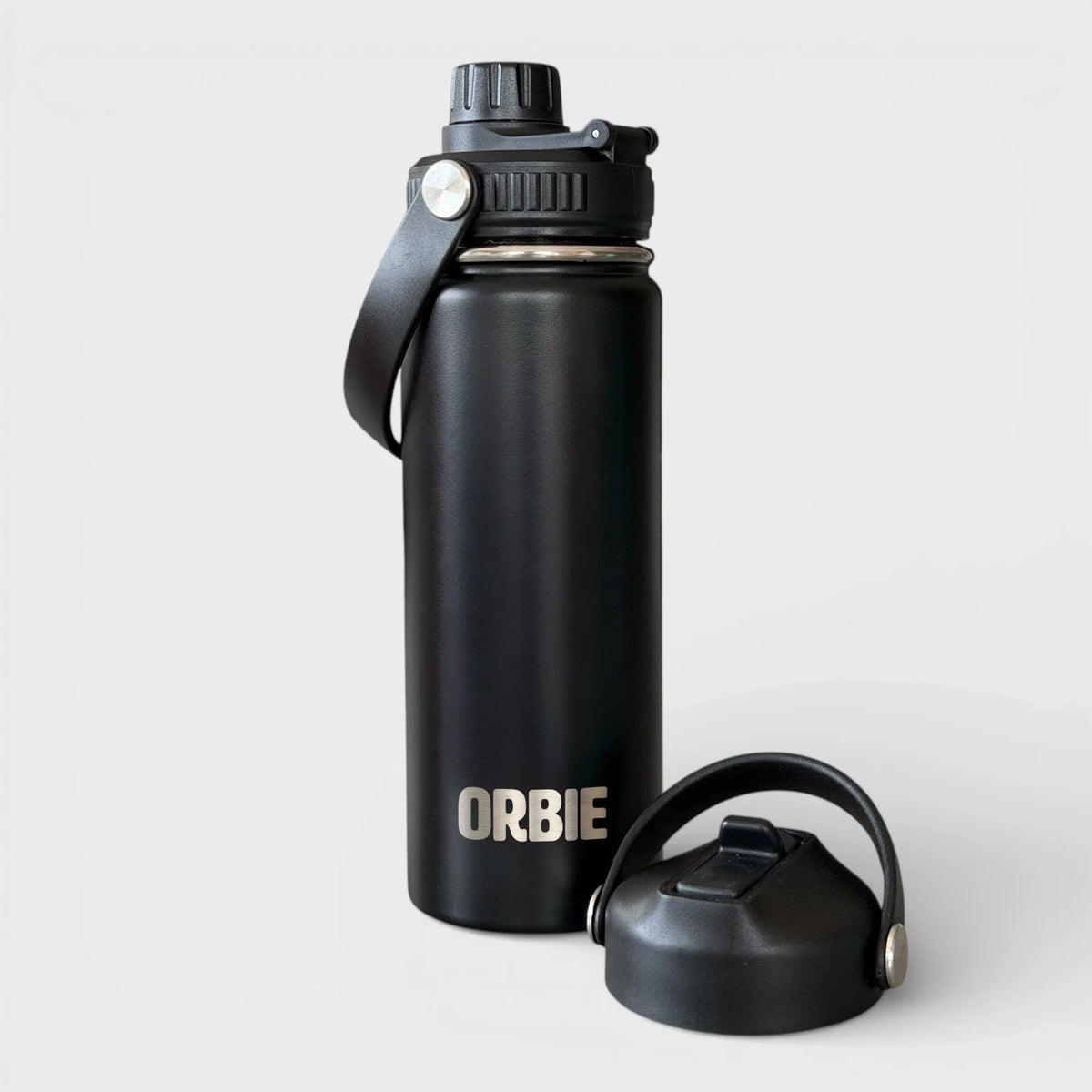 Orbie 18oz Insulated Bottle - Black